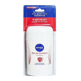 니베아 데오드란트 스틱 드라이 앤 콤포트, 50ml, 1개