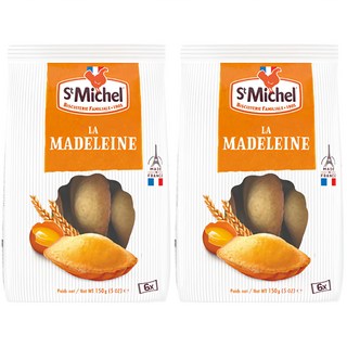 St Michel 袋裝瑪德蓮蛋糕, 150g, 2袋