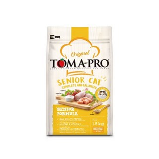 TOMA-PRO 優格貓飼料 高齡貓 雞肉米 高纖低脂配方 1.5 kg, 1個, 7kg(請選宅配)