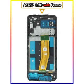 6.6''삼성 호환 호환 A14 4G LCD 디스플레이 터치 스크린 디지타이저 어셈블리 교체 삼성 호환, 01 A145P with Frame