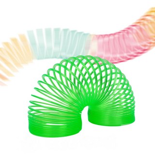 競技彩虹彈簧圈(可花式表演)(彈性加強) 妙妙圈 舒壓玩具, 1個, 傳統彩虹色, 傳統彩虹色