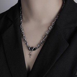 티타늄강 스타 펜던트 기하학적 체인 목걸이 세련된 클래식 앤 모던 액세서리