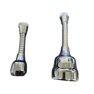 수도꼭지 연장탭 코브라 수전 헤드 교체 회전 각도조절 호스 연결 욕실 세면대 회오리 360도 1단 + 3단, 1세트