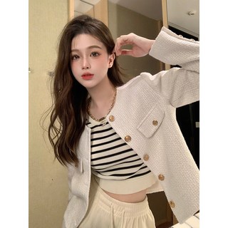 梨卡 女裝外套上衣 短版小香風氣質百搭秋冬保暖外套 WT289【現貨24H】