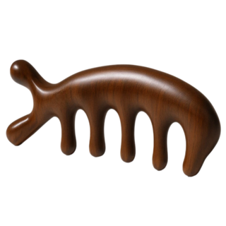 베러웰즈 전신 경락 두피 괄사, 브라운, 1개