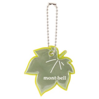 【安全屋】日本 mont-bell 反光安全吊飾 反光吊飾 安全反光 夜間 反射光 包包 吊飾 安全吊飾 反光, 楓葉 (56x55mm)
