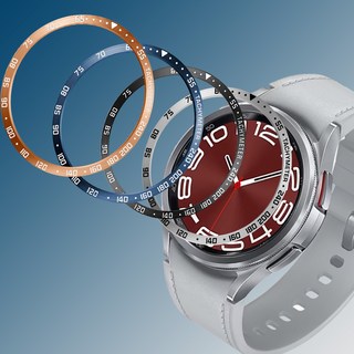 오르몽트 갤럭시워치6 클래식 프리미엄 베젤링 스타일링 47mm 43mm 44mm 40mm 호환, B.타키미터[5]실버