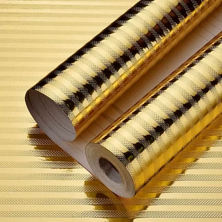 주방 고온 방지 벽 스티커 내유성 방수 및 캐비닛 스토브 알루미늄 호일 종이, 04 40cmX20m, 09 gold 6