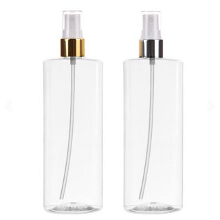 금속스프레이용기 120ml 150ml 200ml 250ml 300ml 500ml 미스트 공병 화장품 소분 용기, 500ml투명 실버캡, 1개