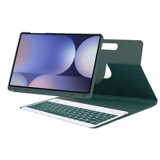 갤럭시탭 S10 FE 10.9 호환 마그네틱 키보드 S펜수납 케이스 갤럭시탭 S9 FE 10.9 S9 11 공용, 아보카도, 1개