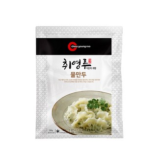 취영루 물만두 350g 2개입 맛있는거 편의점 얇은피 만두 1+1 소맥안주 취영루만두 즉석만두 냉동만두 추천 가성비만두, 2개