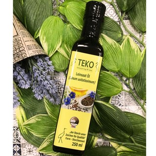 鸛巢TEKO 奧地利亞麻籽油 250ml 亞麻油 亞麻籽油 食用油 Omega3 亞麻籽油 亞麻子油 亞麻油, 1個, 一罐