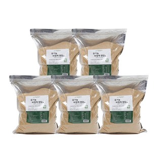 자연정미 유기농 비정제 원당 설탕, 5개, 5kg