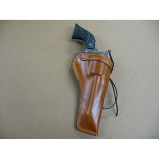 홀스터 벨트 휴대 멜빵 루거 싱글 식스 4 58 액션 리볼버 TAN 오른손용 아주라 커스텀 가죽 몰딩 스트롱 사이드 건, 1개