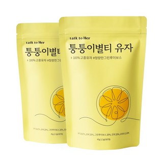 톡투허 퉁퉁이별 유자티, 1.5g, 30개입, 2개