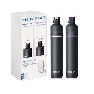 BRITA mypure pro V9 專用一年份濾心組, 2支