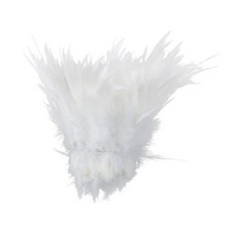 800 1000개/묶음 다채로운 수탉 깃털 DIY 공예용 천연 4 6인치 장식 카니발 액세서리 웨딩 파티용, 09 하얀색