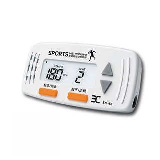 迷你運動節拍器 電子節拍器 運動節拍器 跑步節拍器 慢跑節拍器 節拍器 步頻器 樂器節拍器 迷你節拍器 節奏打拍器, 迷你運動節拍器 【白色】, 1個
