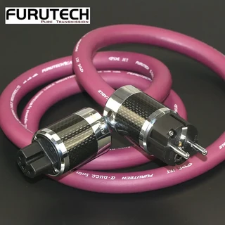 플래그십 Furutech DPS4.1 한정판 7N 하이 엔드 전원 케이블 HiFi 오디오 CD 앰프 담낭 박스 연결, 02 Black EU plug, 02 2미터