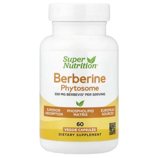 몸관리하세요 겨울입니다 Super Nutrition 베르베린 파이토솜 550mg 베지 캡슐 60정 특별관리진행, SuperNutrition베르베린파이토솜550mg베지캡, 1개