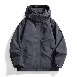 防風防水休閒運動登山情侶夾克 男款潮牌風衣外套