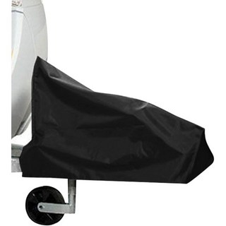 AONNOUS 카라반 히치 커버 600D 옥스포드 유니버셜 핏 라지 사이즈헤비듀티 RV 드로바 토우 캠퍼 트레일러 방풍 버클 커플링 잠금 텅 잭 40.55 38.98 26.38, 1개