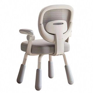 可升降兒童椅 升降加粗椅腿 扶手可翻轉 學習椅, 粉色