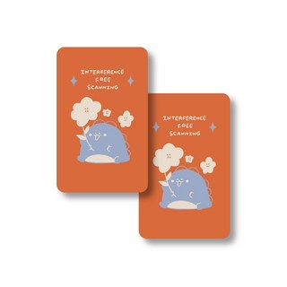 【百思】雙面抗干擾卡/ 插畫家聯名款- 識別證防干擾卡 防感應干擾卡 悠遊卡雙卡抗干擾