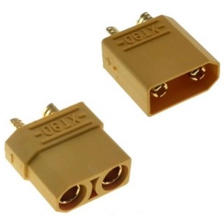 XT90 커넥터 드론 ESC 고전류 플러그 배터리 PC단자, 1개