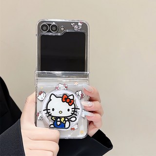 얌코 휴대폰케이스 갤럭시 z플립7 z플립4 z플립5 z플립6 힌지보호 투명 맥세이프 케이스 둘러친 고양이