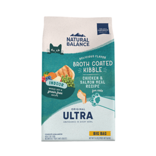 내추럴발란스 오리지날 울트라 그레인프리 인도어 닭&연어 고양이사료, 1개, 1.1kg, 닭+연어