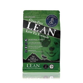 Annamaet 安娜美廚 Grain Free LEAN Low Fat Formula 無穀低脂配方 雞肉鴨肉 狗狗飼料 2.26公斤, 2.26kg, 1包, 雞+鴨
