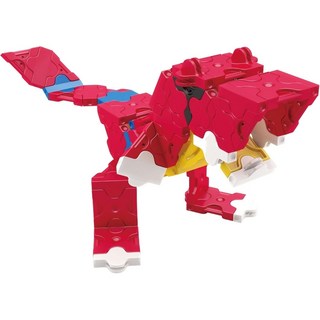 다이너소 월드 시리즈 요시리츠 라큐 정사각형 삼각형 블럭 창의력 향샹 STEM 교육, 1개, 미니 티렉스