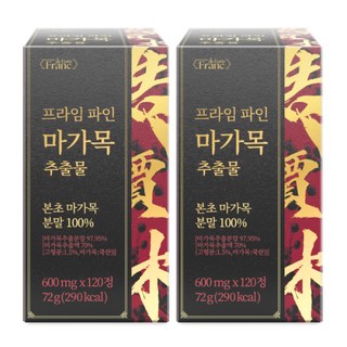 [정품] 프라임 파인 마가목 추출물 본초 마가목 분말 100% 식약청 인증 해썹, 2개, 120정