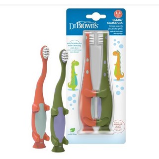 닥터 브라운 유아용 첫 칫솔 굥룡 2개입 1-4세 미국정품배송, 1개