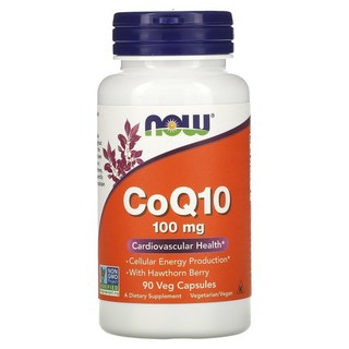 나우푸드 CoQ10 100mg 베지 캡슐 비건, 1개, 90정