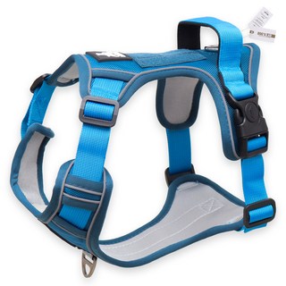 독스랩 강아지 컴포트 앞섬방지 하네스, 워터블루, 1개