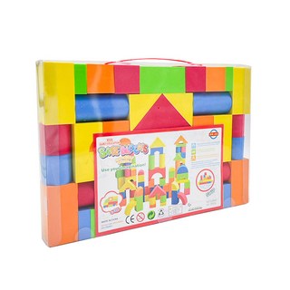 EVA泡棉安全積木41塊組，兒童益智玩具，啟發創造力，培養空間概念, 泡棉積木41入, 1個