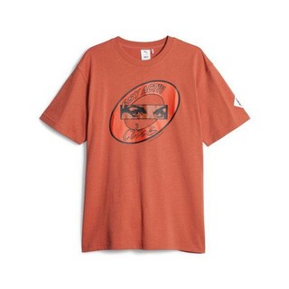 푸마 PUMA 푸마Ⅹ퍽스앤미니 그래픽 반소매 티셔츠 - 레드오렌지 622678-41 255626