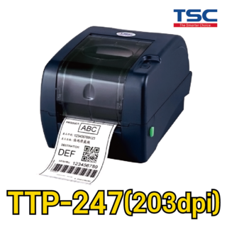 TSC TTP 247 203dpi, 1개, TSC TTP247 프린터기 (기본거치대X)