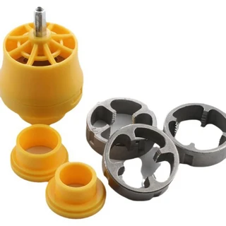 파이프 스레더 도구 손 배관 수동, [01] Yellow, 1개