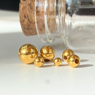 24K 순금 민볼 양구멍 비즈 금테크 미니골드바 선물 종로금(+함량99.9%)