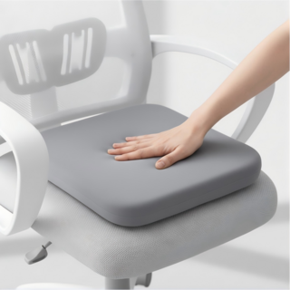 MIGA 푹신한 메모리폼 의자 방석 쿠션 체중분산 미끄럼방지 사무실 방석