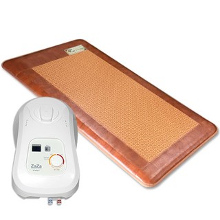 [한일생활과학] 보료형 전자파없는 온수매트 전기장판 온열 매트, 황토, 1인용 싱글 (100x200cm)