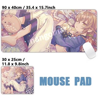 사일런트 위치 침묵의 마녀의 비밀 맞춤 주문제작 마우스패드 키보드 장패드, 4mm, 600x300mm, 002