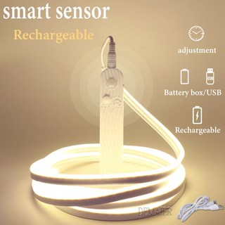 작업등 충전식 LED 화물차 캠핑 랜턴 USB 모션 센서 led 스트립 주방 조명 램프 야간 Led 캐비닛 DC 네온, 19.hargeable  sensing - 6000K-