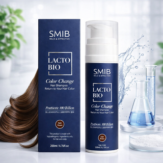 [Smib][다크브라운]스미브 락토바이오 유산균 염색샴푸 흰머리 새치 커버, 1개, 200ml