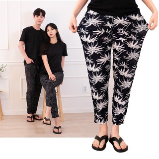 남자 여성 냉장고바지 냉감잠옷 고급원단 일자 냉감바지