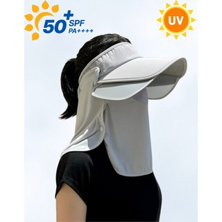 디한스 UV자외선차단 골프 스포츠 슬라이딩챙 탈부착 해빛차단모자, 그레이, 1개