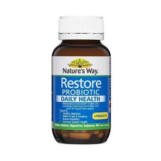 호주 네이쳐스웨이 리스토어 프로바이오틱 데일리 헬스 90캡슐 +프리바이오틱, 1개, 90정